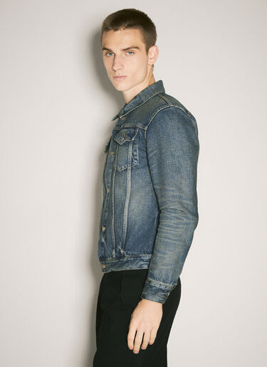Saint Laurent Denim Jacket Blue sla0158002