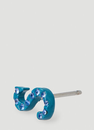 Raf Simons R + S Earrings Blue raf0250024