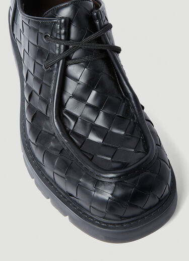 Bottega Veneta Haddock Lace-Up Shoes Black bov0155017