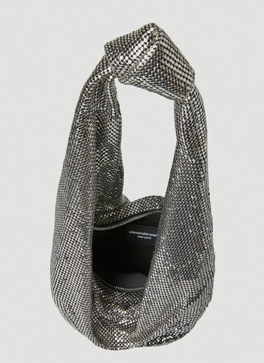 Alexander Wang Scarf Small Chainmail Shoulder Bag Silver awg0247034