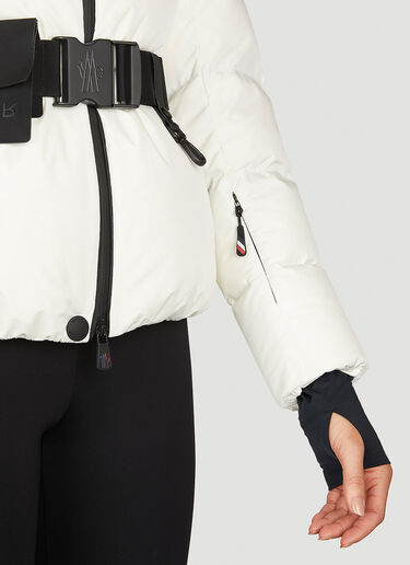 Moncler Grenoble Bouquetin Belted Padded Jacket White mog0253005
