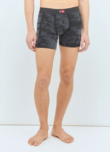 SAVAGE X DIESEL Flocked-Boxer-Briefs Black dsf0158005