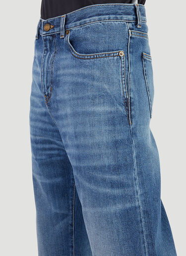 Saint Laurent Authentic Straight Jeans Blue sla0145008