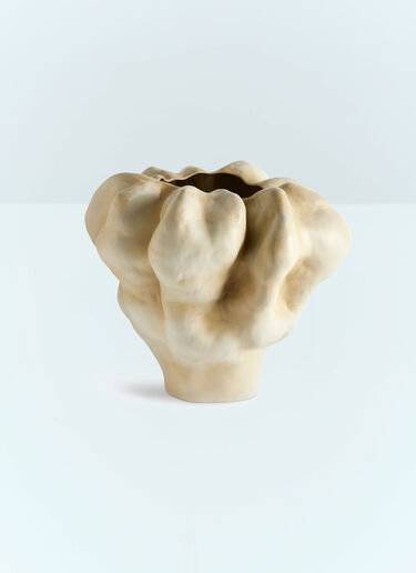 L'Objet Timna Short Vase Beige wps0691611