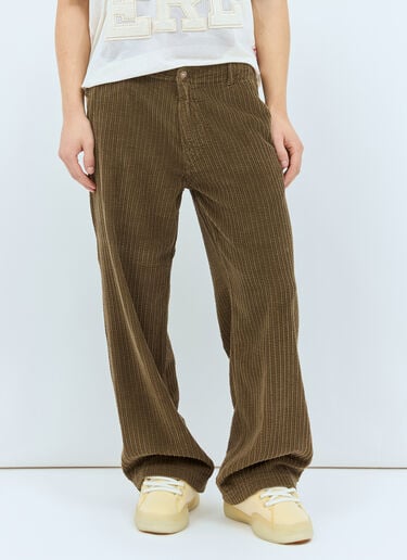 ERL Corduroy Pants Khaki erl0158005