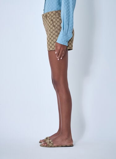 GG Shorts Gucci GG Shorts Camel guc0261093