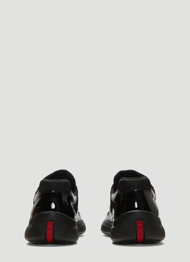 Prada America's Cup Lace-Up Sneakers Black pra0137059
