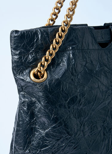 Balenciaga Crush 链带中号单肩包 黑色 bal0252078
