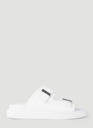 Alexander McQueen Hybrid Rubber Slides White amq0145076