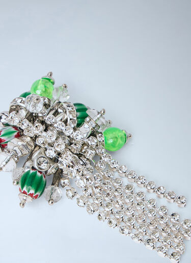 Dries Van Noten Cluster Drop Earrings Green dvn0264004