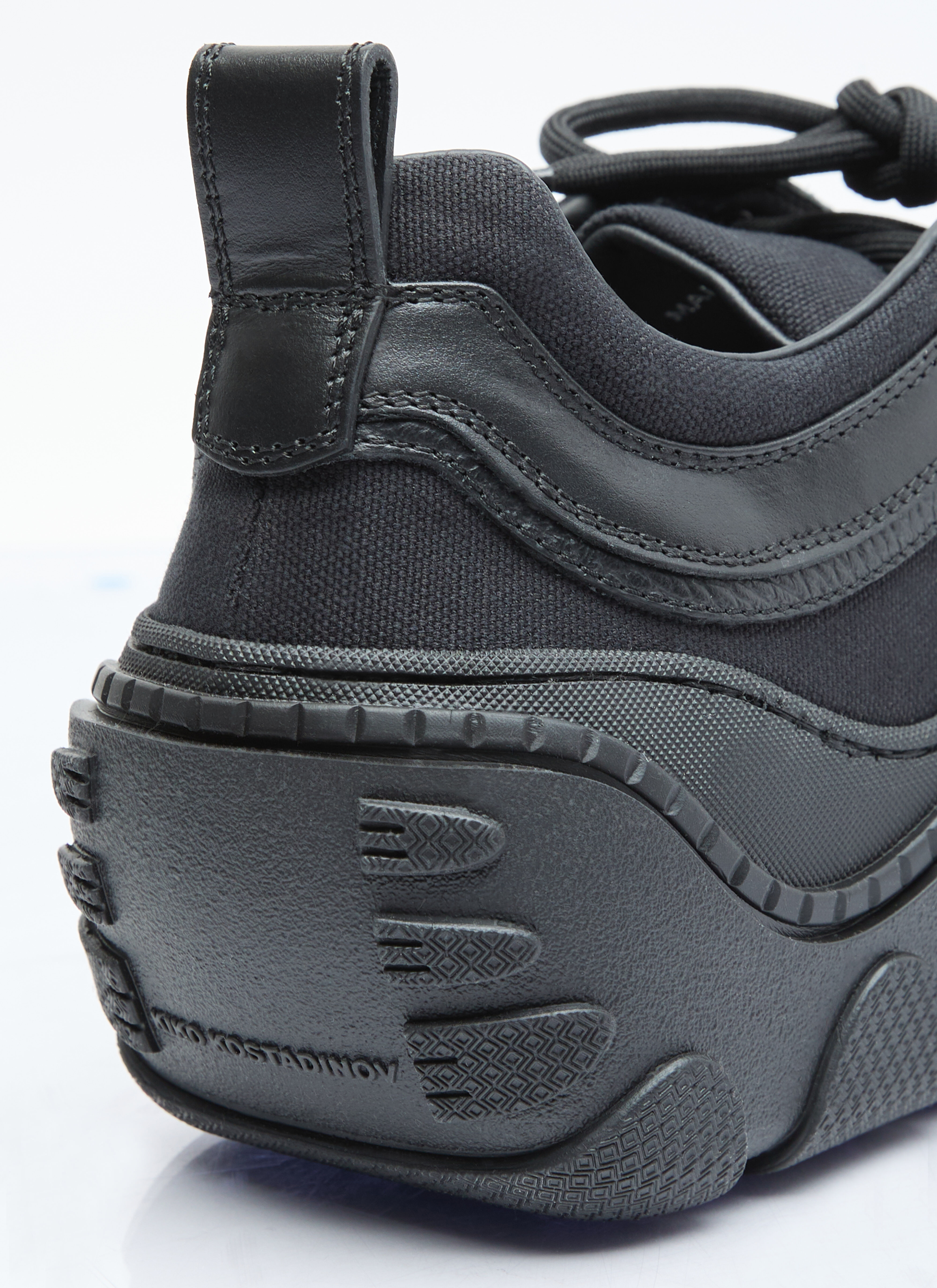 Kiko Kostadinov Men's' Tonkin Canvas Sneakers in Black | LN-CC®