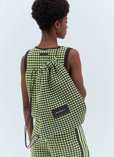 adidas by Wales Bonner Crochet Drawstring Backpack Green awb0357020