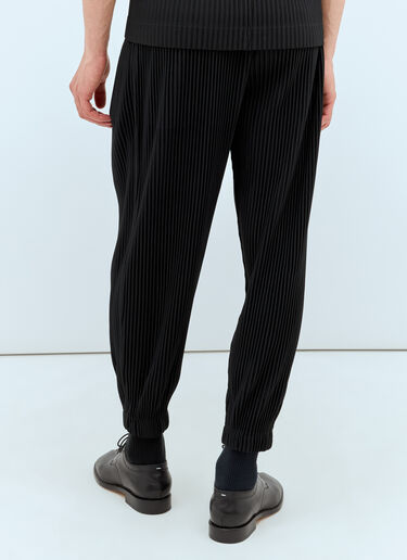 Homme Plissé Issey Miyake 준 플리츠 팬츠 블랙 hmp0157009