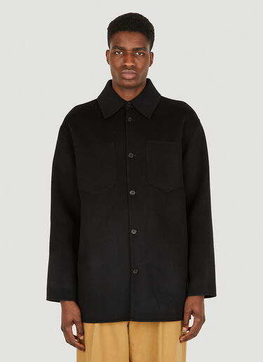 Acne Studios Wool Shirt Jacket Black acn0148009
