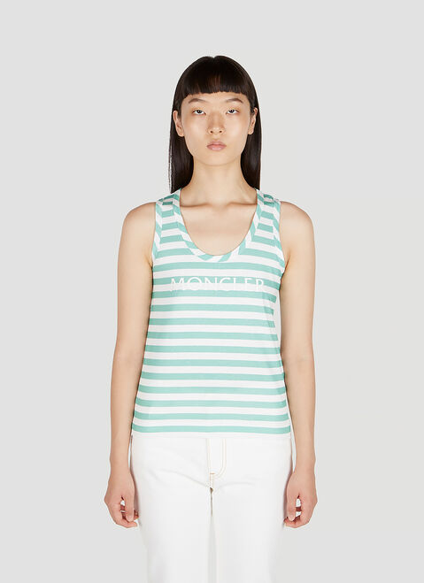 Jacquemus Striped Tank Top Pink jac0251020