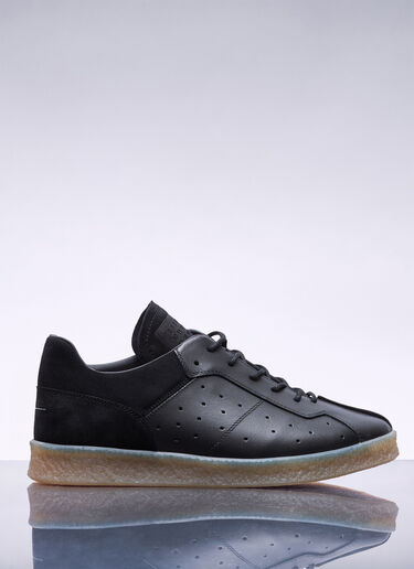 MM6 Maison Margiela ステッチアウト コートスニーカー ブラック mmm0157011
