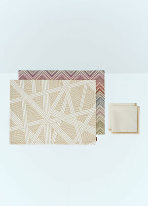Missoni Set Of Marea and Nastri Placemat And Napkin Multicolour wps0691562