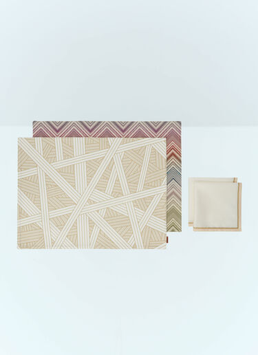 Missoni Set Of Marea and Nastri Placemat And Napkin Multicolour wps0691602