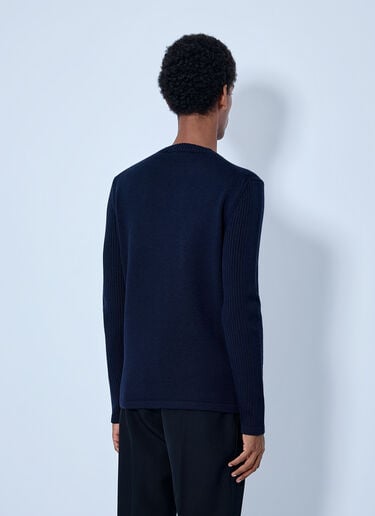 LN-CC® - Prada: Wool Sweater - Blue Prada Wool Sweater Blue pra0166209