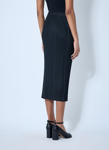 Pleats Please Issey Miyake Pleated Skirt Black plp0260004