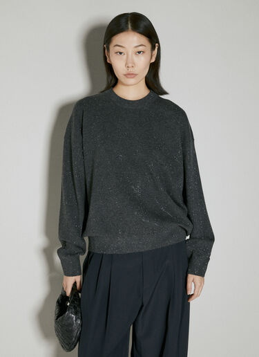 Alexander Wang クリスタルセーター グレー awg0253056