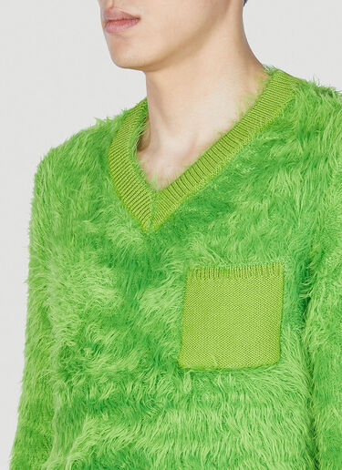 Acne Studios Fluffy Sweater Green acn0152007