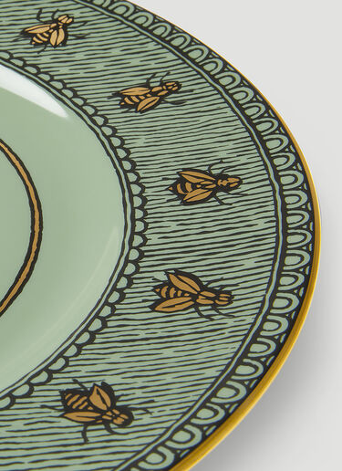 Gucci Set of Two Bee Charger Plate Green wps0670015