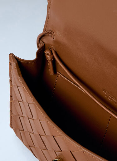 LN-CC® - Bottega Veneta: Andiamo Slim Pouch On Strap - Brown Bottega Veneta Andiamo Slim Pouch On Strap Brown bov0265042