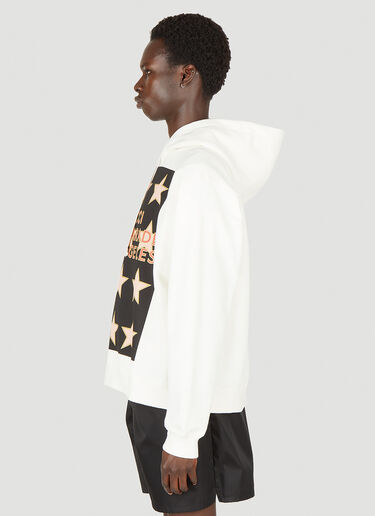 Love Parade Hooded Sweatshirt Gucci Love Parade Hooded Sweatshirt White guc0150102