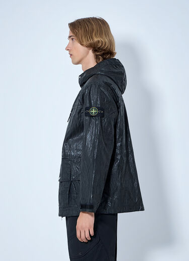 LN-CC® - Stone Island: Hooded Technical Jacket - Black Stone Island Hooded Technical Jacket Black sto0165085