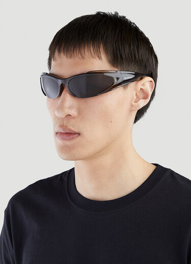 Balenciaga 리버스 익스팬더 선글라스 브라운 bal0151084