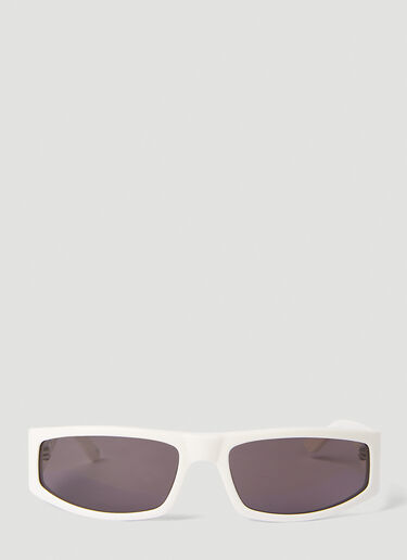 Courrèges Tech Sunglasses White cou0349002