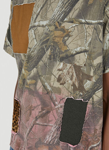 Patchwork Military T-Shirt DRx FARMAxY FOR LN-CC Patchwork Military T-Shirt Grey drx0348005