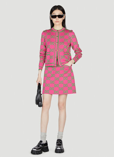Gucci GG Knit Skirt Pink guc0253018