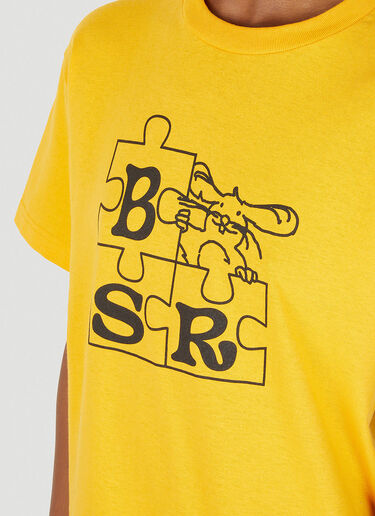 Butter Sessions Jigsaw T 恤 黄色 bts0348007
