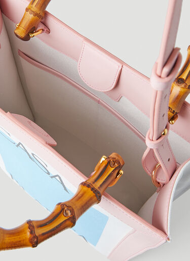 Casablanca Bamboo Handle Tote Bag Pink cbl0250014