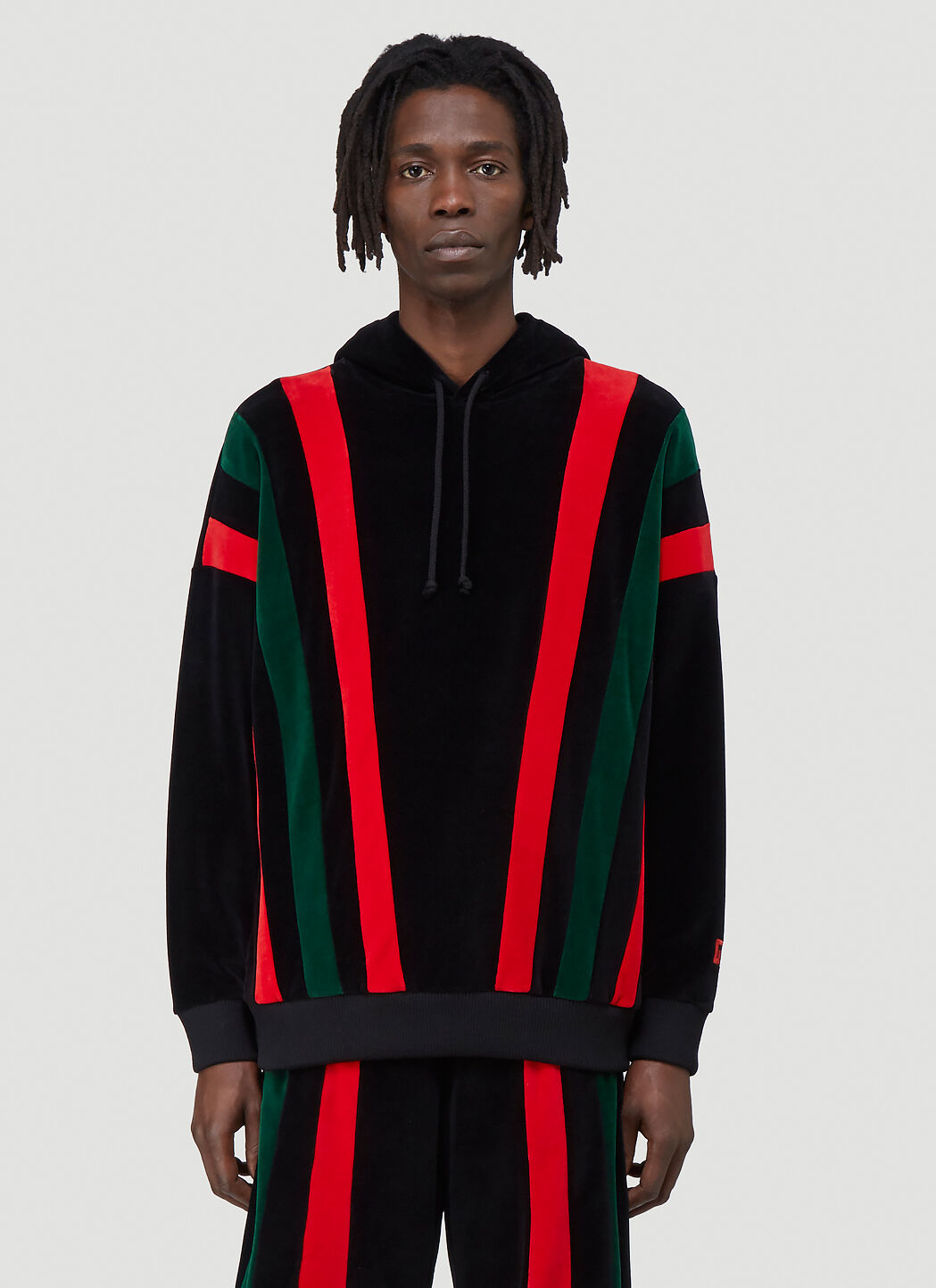 Gucci velvet on sale sweatshirt