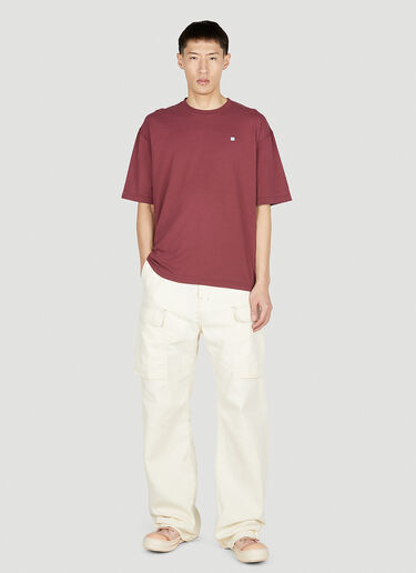 Acne Studios 페이스 패치 티셔츠 레드 acn0151030