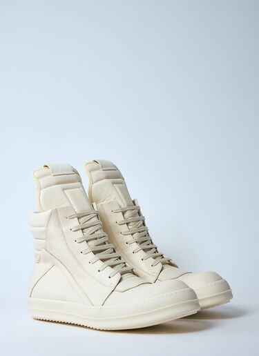 Rick Owens Mega Bumper Geobasket Sneakers White ric0159046