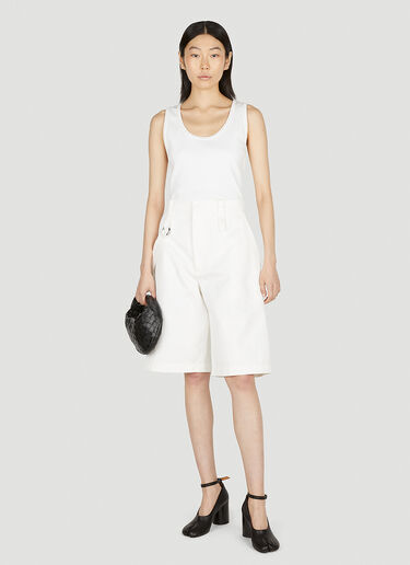 Dense Shorts Bottega Veneta Dense Shorts White bov0251117
