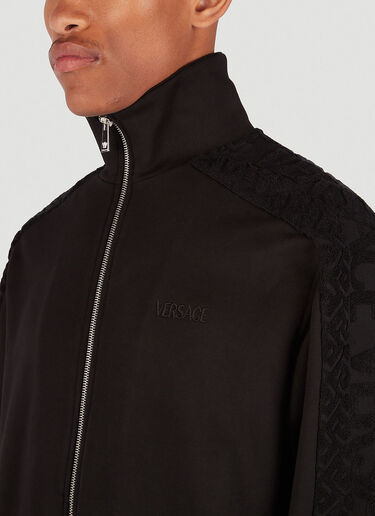 Versace 그레카 지퍼 스웨트셔츠 블랙 ver0151008