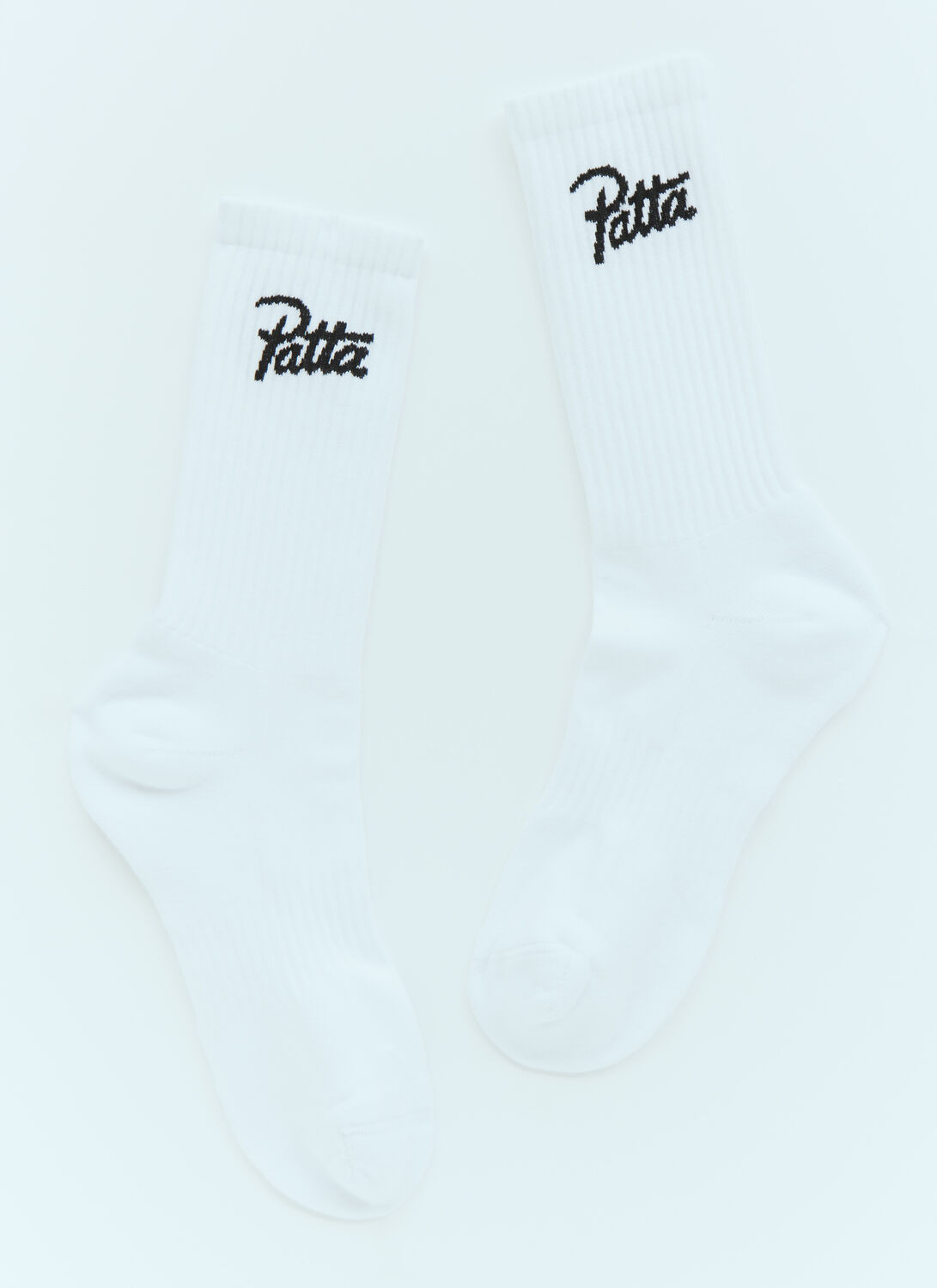 Patta Logo Jacquard Socks In White