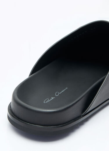 Rick Owens 가죽 뮬 블랙 ric0157027