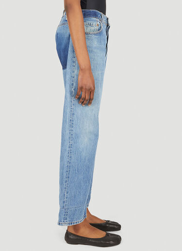 Bonum Stonewash Wide Leg Jeans Blue bon0348006