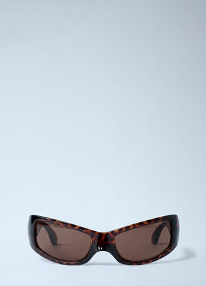 Balenciaga Raven Cat Sunglasses Brown bal0162020
