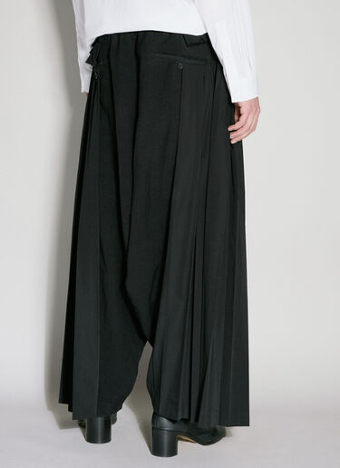 Yohji Yamamoto Sarouel Pleat Pants Black yoy0156007