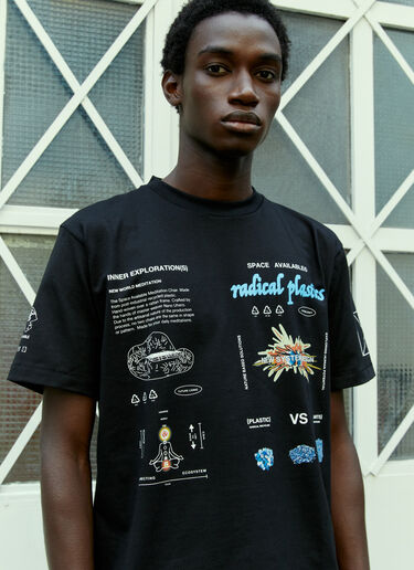 Plants Vs Plastic T-Shirt Space Available Plants Vs Plastic T-Shirt Black spa0354012
