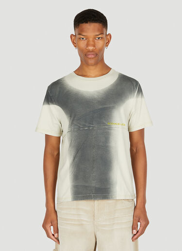 Eckhaus Latta Lapped T-Shirt Grey eck0148003
