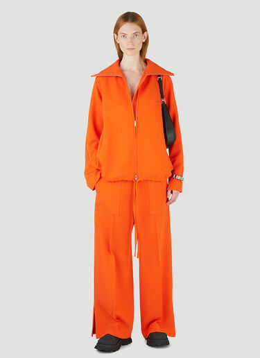 Jil Sander 海绵拉链运动上衣 橙 jil0245003