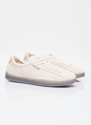 Stone Island Rock 绒面革运动鞋 乳白 sto0156112